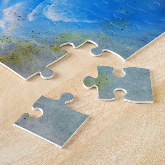 vulkaanuitbarsting legpuzzel (Zijkant)