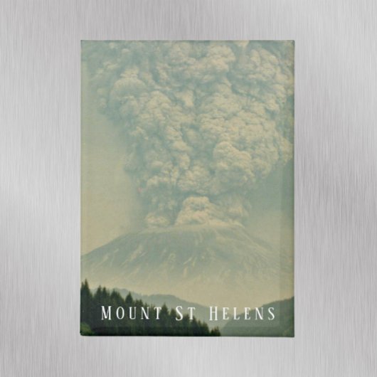 vulkaanuitbarsting op Mount St Helens Magneet