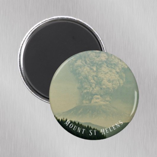 vulkaanuitbarsting op Mount St Helens Magneet