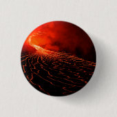 vulkaanuitbarsting ronde button 3,2 cm (Voorkant)