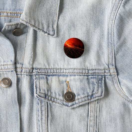 vulkaanuitbarsting ronde button 3,2 cm (In situ)