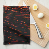 vulkaanuitbarsting theedoek (Quarter Fold)