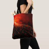 vulkaanuitbarsting tote bag (Dichtbij)