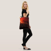 vulkaanuitbarsting tote bag (Op model)