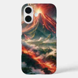 vulkaanuitbarstingen iPhone 16 hoesje