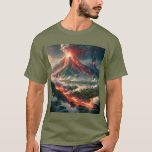 vulkaanuitbarstingen t-shirt