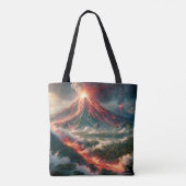 vulkaanuitbarstingen tote bag (Achterkant)