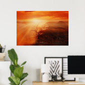 Vulkaanzondlandschap Poster (Thuiskantoor)