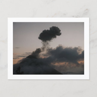 Vulkan Fuego in Guatemala Feestdagenkaart