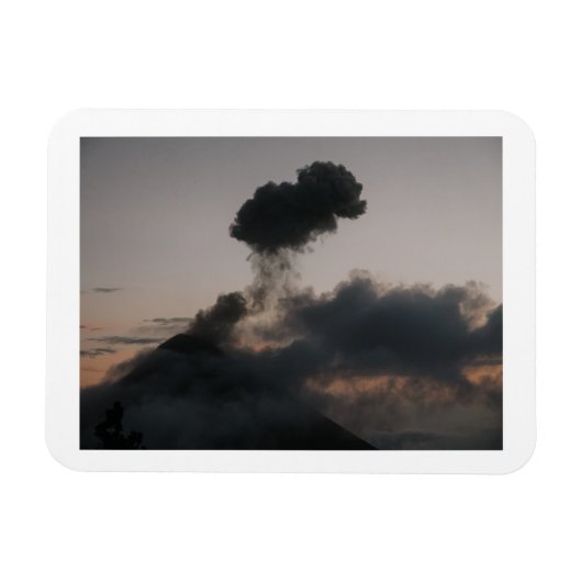 Vulkan Fuego in Guatemala Magneet (Horizontaal)