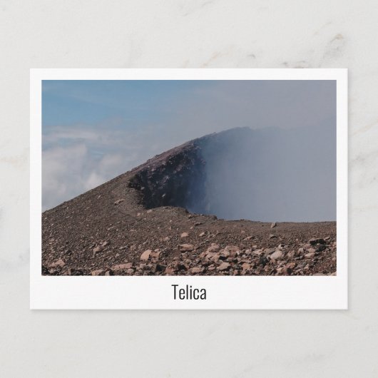Vulkan Telica in Nicaragua Briefkaart (Voorkant)