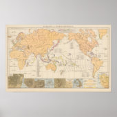 Vulkane, Koralleninseln Atlas Map Poster (Voorkant)