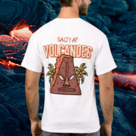 Vulkanen door Salty AF T-shirt