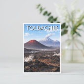 Vulkanen van de Tolbachik in Rusland Briefkaart (Staand voorkant)