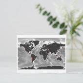 Vulkanen van de Wereld - Molenprojectie Briefkaart (Staand voorkant)