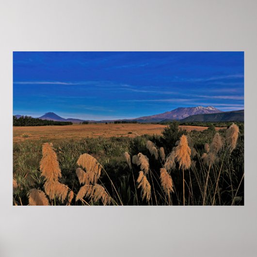 Vulkanen van Tongariro Poster (Voorkant)