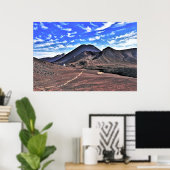 Vulkanen van Tongariro Poster (Thuiskantoor)