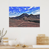 Vulkanen van Tongariro Poster (Keuken)