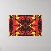 Vulkanisch centrum spatten 60x40 canvas afdruk (Voorkant)