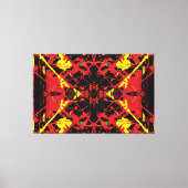 Vulkanisch centrum spatten 60x40 canvas afdruk (Voorkant)