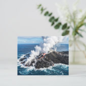 Vulkanisch Eiland Briefkaart (Staand voorkant)