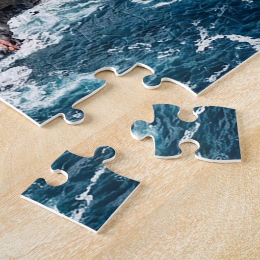Vulkanisch Eiland Legpuzzel (Zijkant)