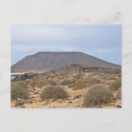 Vulkanisch eiland Lobos Briefkaart