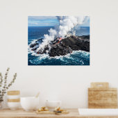 Vulkanisch Eiland Poster (Keuken)