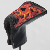 Vulkanisch - Golfclub Head Hoesje Golfheadcover (3/4 voorkant)