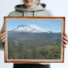 Vulkanisch landschap in St. Helens