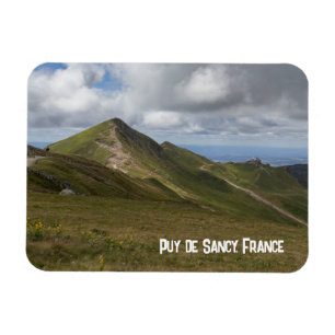 Vulkanisch landschap Puy de Sancy, Frankrijk Magneet