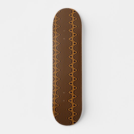 Vulkanisch oceans gevierd skateboard (Voorkant)