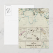 Vulkanische actie briefkaart (Voorkant / Achterkant)