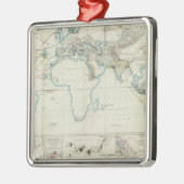Vulkanische actie metalen ornament (Links)