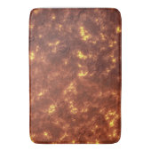 Vulkanische hete lavemaanoppervlakte badmat (Voorkant Verticaal)