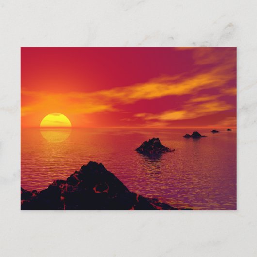 vulkanische keten briefkaart (Voorkant)