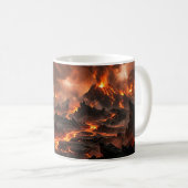 Vulkanische Lava Koffiemok (Voorkant rechts)