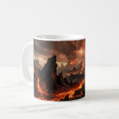 Vulkanische Lava Koffiemok (Voorkant links)