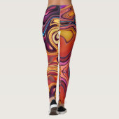 vulkanische smelt leggings (Achterkant)