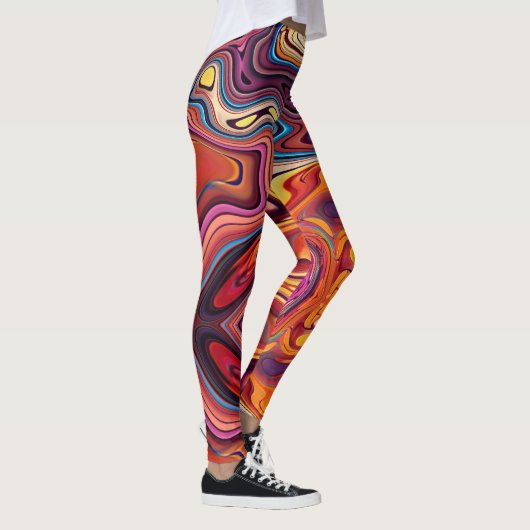 vulkanische smelt leggings (Rechts)
