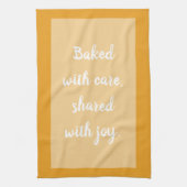 Vulkanische vlam - Wit Theedoek (Verticaal)