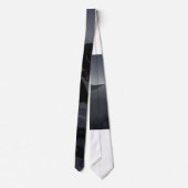 Vulkanische zonsondergang boven majestueuze bergto stropdas (Achterkant)