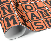 Vulkanisme, uitbarsting van gesmolten gesteente cadeaupapier (Rol Hoek)