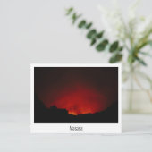 Vulkankrater Masaya in Nicaragua Briefkaart (Staand voorkant)