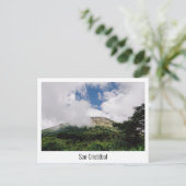 Vulkankrater San Cristóbal in Nicaragua Briefkaart (Staand voorkant)