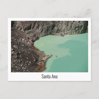 Vulkankrater Santa Ana in El Salvador Briefkaart
