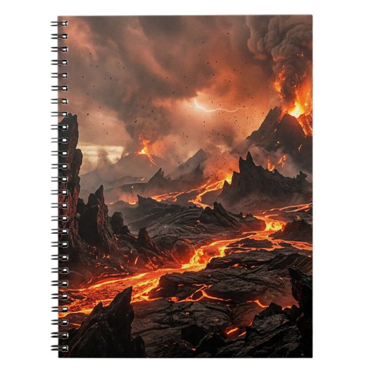 Vulkanlava Notitieboek (Voorkant)