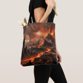 Vulkanlava Tote Bag (Dichtbij)