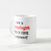 vulkanoloog koffiemok (Voorkant links)