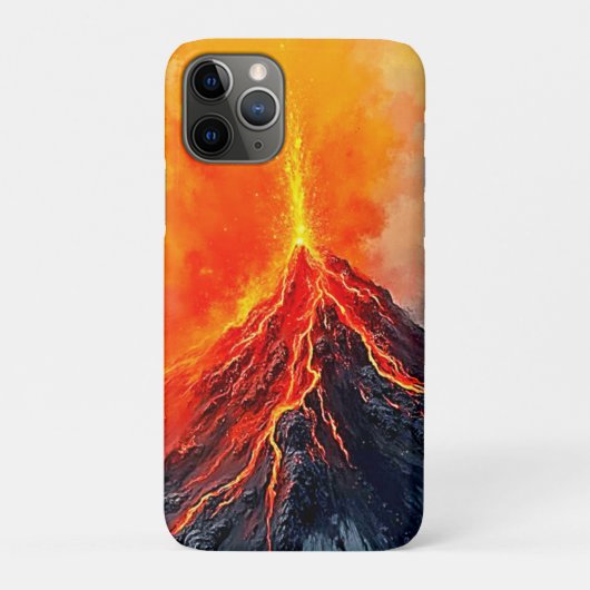 Vulkanuitbarsting: Ruwe Kracht Case-Mate iPhone Case (Achterkant)